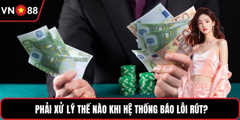 Phải xử lý thế nào khi hệ thống báo lỗi rút?
